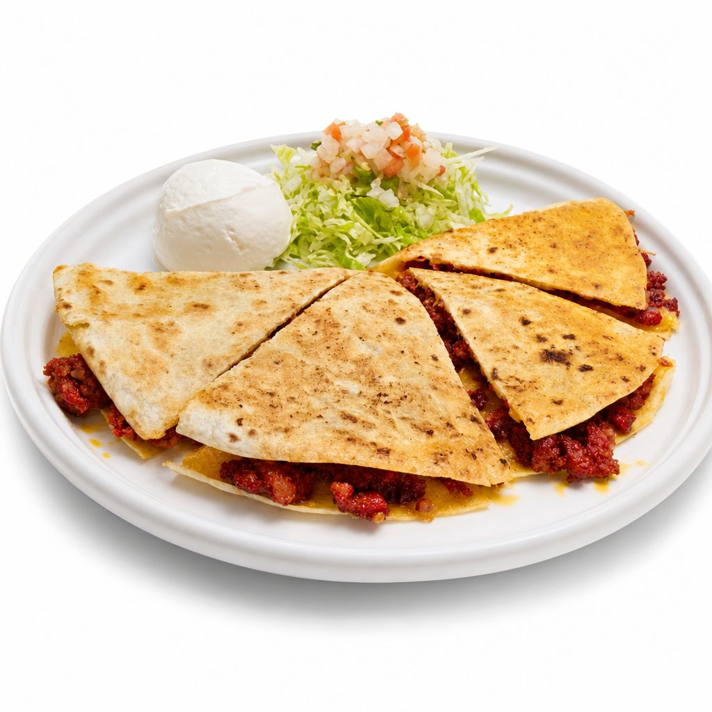 Traditional Quesadilla.