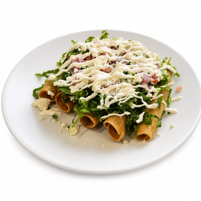 Chicken Flautas.