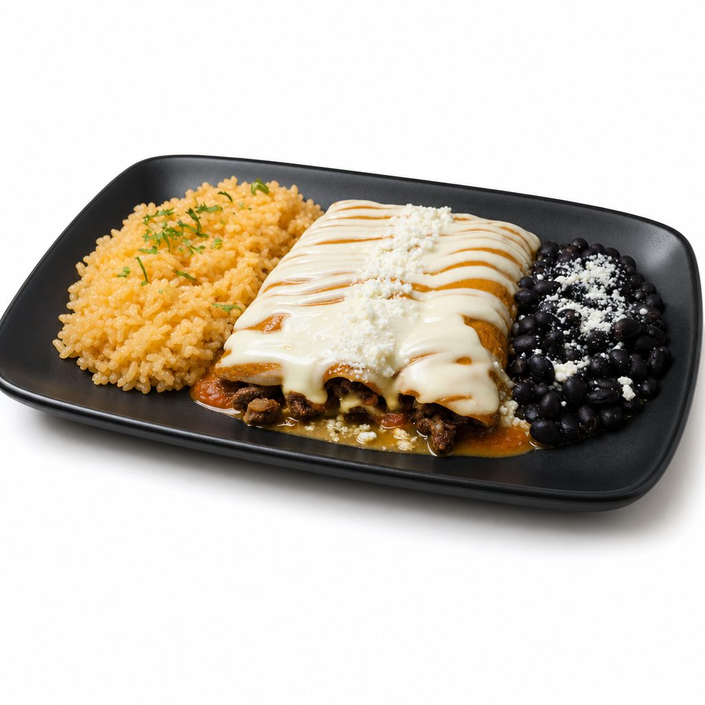 Suiza Style Enchilada.